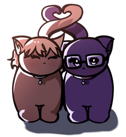 a gay image of me with kafka hsr and jing yuan hsr. drawn by ashera ashii