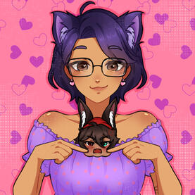 a gay image of me with kafka hsr and jing yuan hsr. drawn by ashera ashii